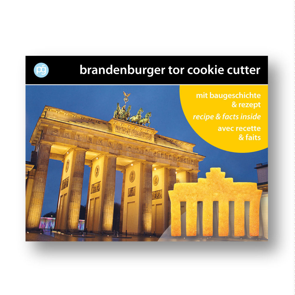 Brandenburger Tor Gelb Rückseite