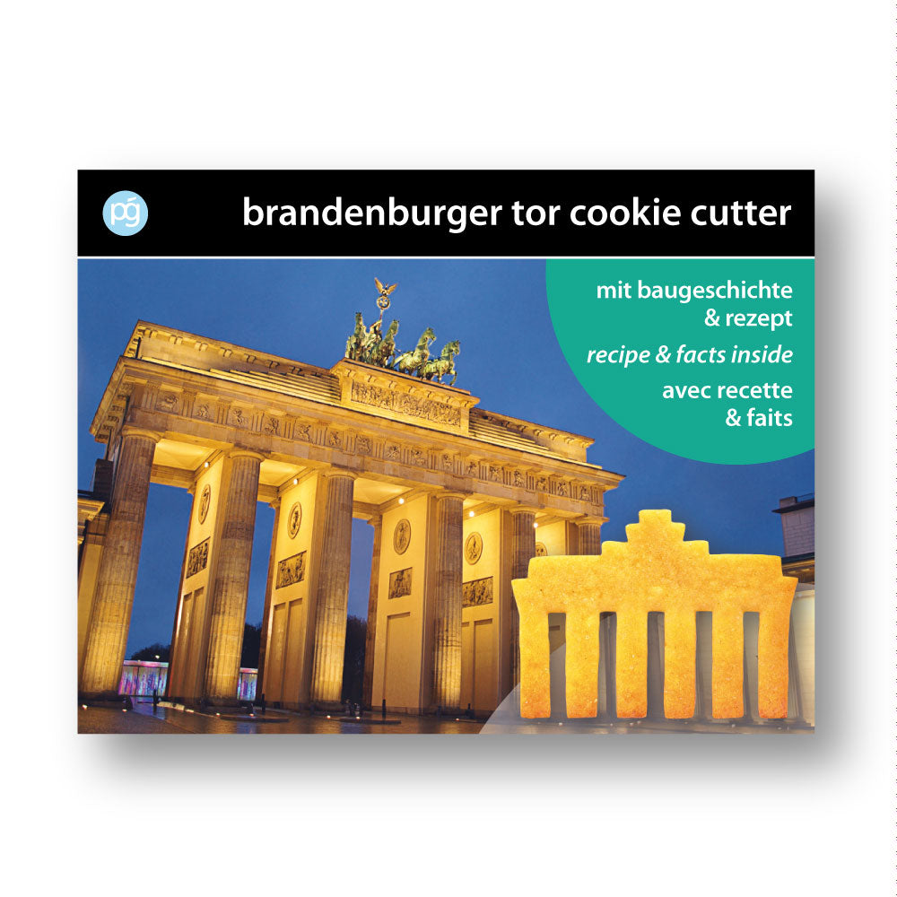 Brandenburger Tor Mintgrün Rückseite