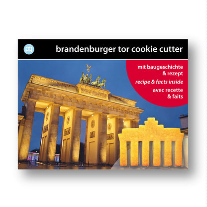 Brandenburger Tor Rot Rückseite