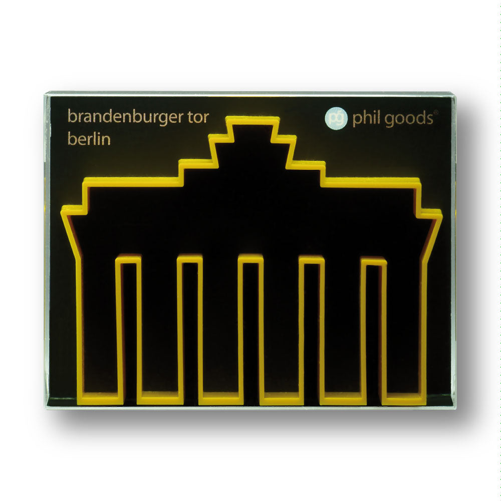 Brandenburger Tor Gelb Vorderseite