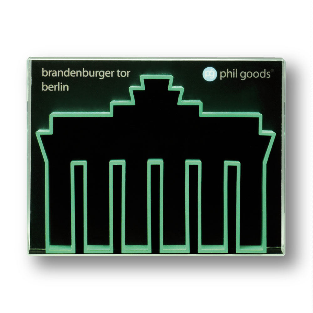 Brandenburger Tor Mintgrün Vorderseite