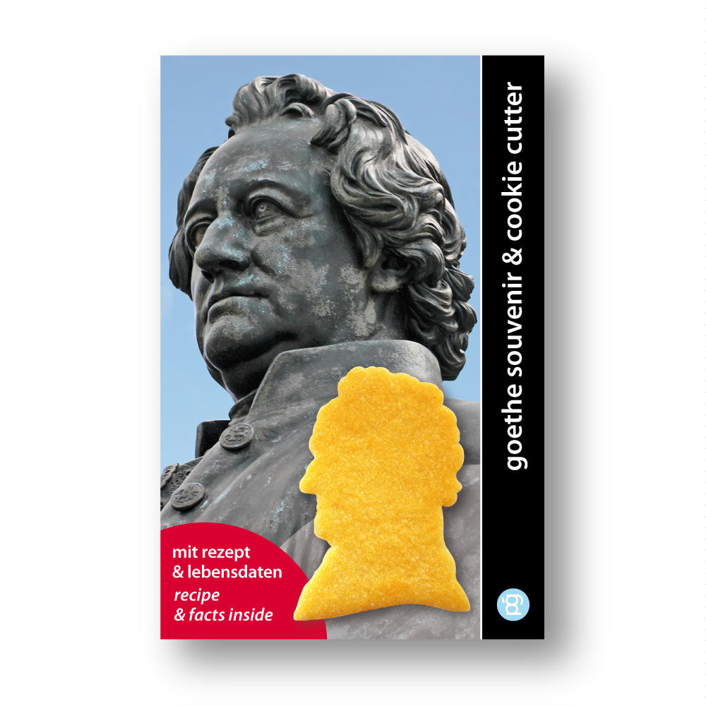 Goethe Ausstechform Rot – Rückseite
