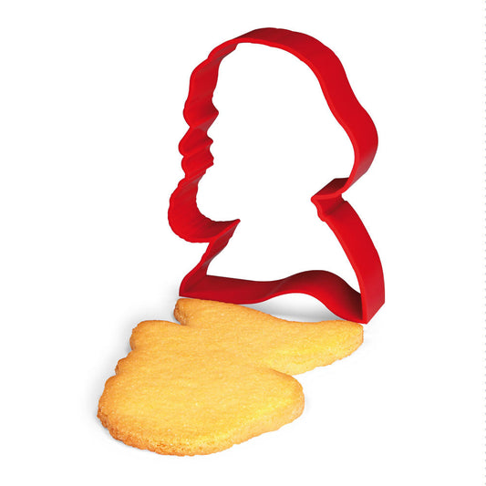Ausstechform Karl Marx rot