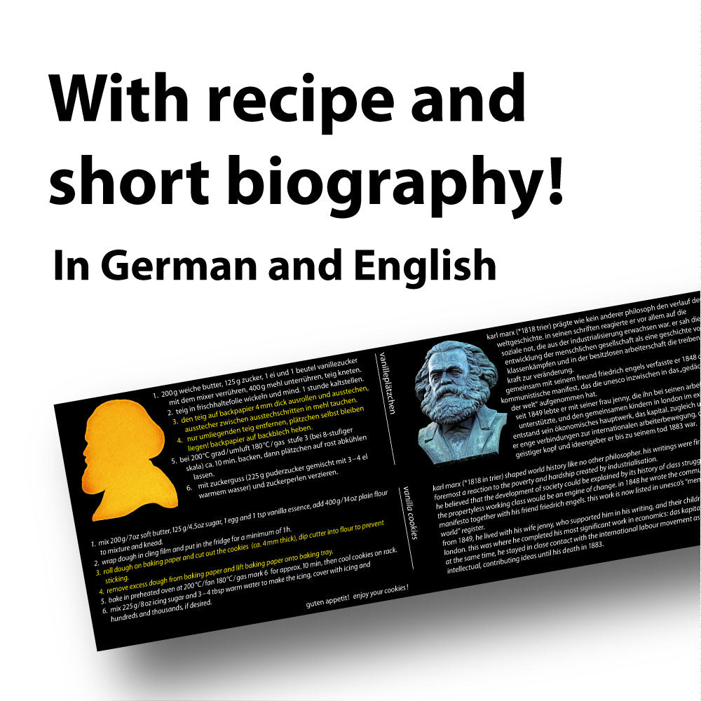 Karl Marx Rezept und Info englisch