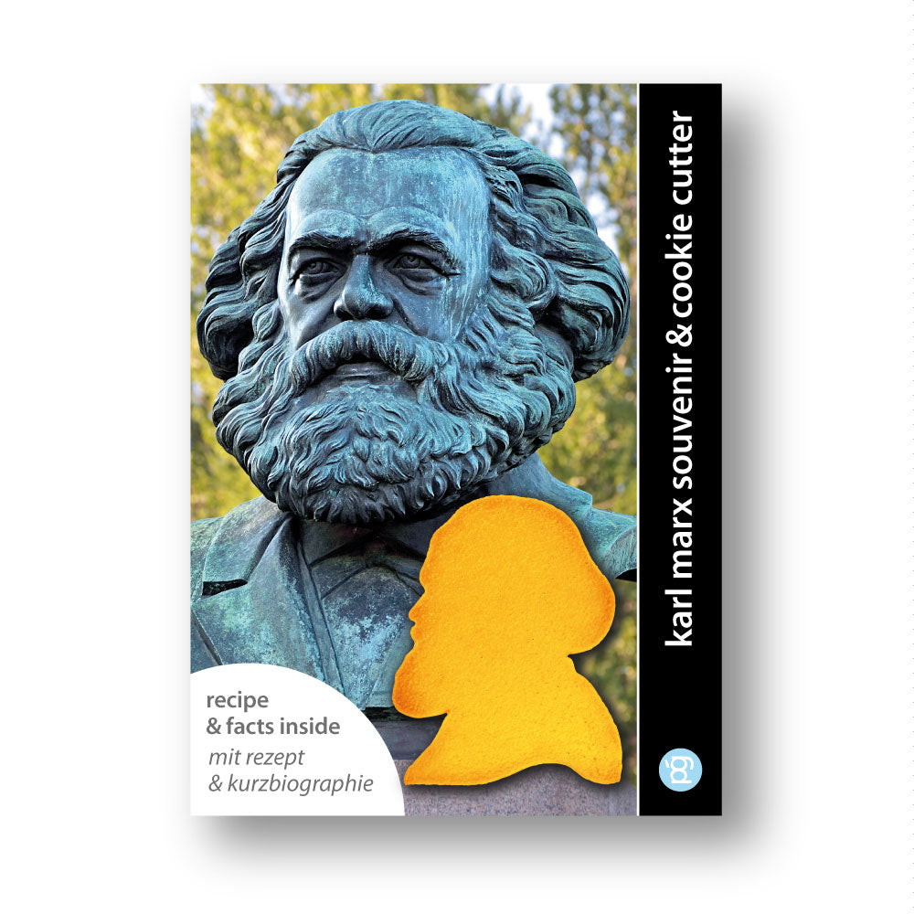 Karl Marx Rückseite weiß