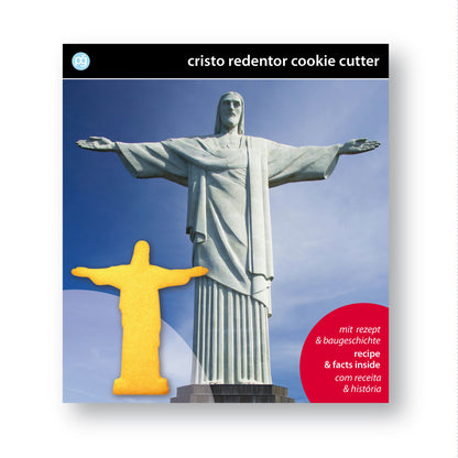 Jesus Christus Statue Rio Rot Rückseite